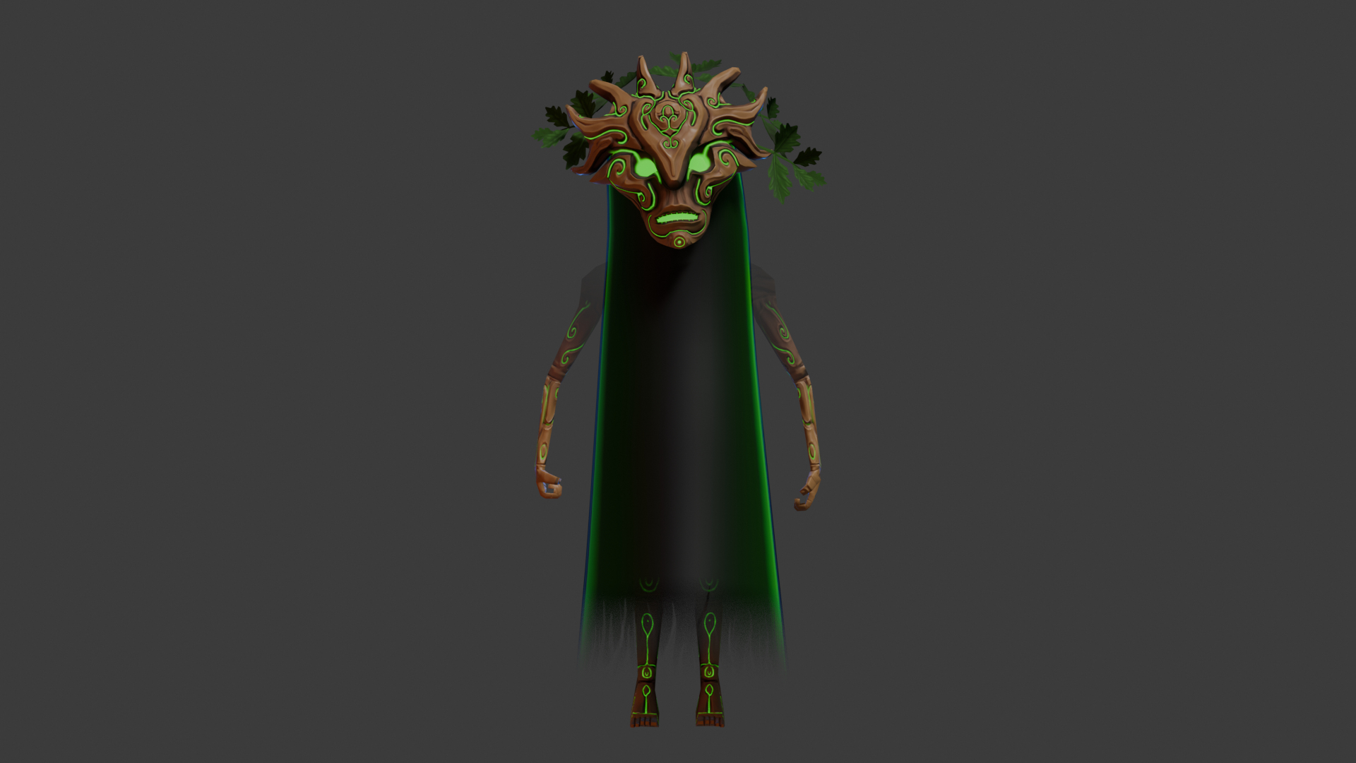 Low Poly Rigged Model - A Wraith In The Woods 3D Model - TurboSquid 2430416