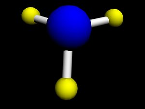 3D nh3 molecule ammonia - TurboSquid 1421782