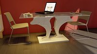 Dolphin dining table