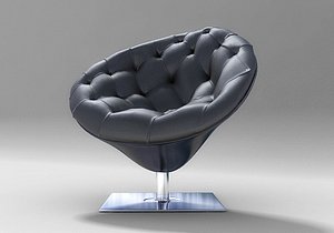 3d armchair chair