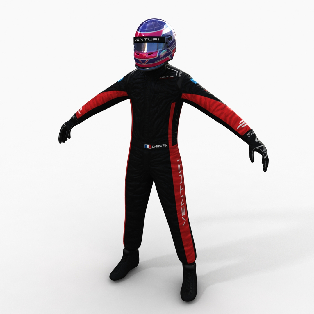 Venturi Formula E Driver 3d Model