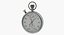 Stainless Steel Analogue Pocket Stopwatch
