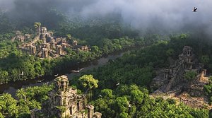 Ancient Stone Temples ruins Pack