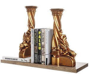 3D Dragon book holder or book ends model