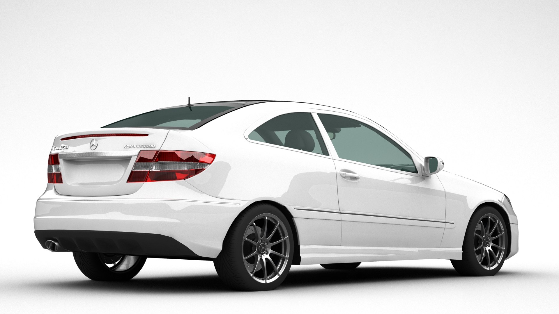 3D Model Mercedes Benz CLC Coupe W204 - TurboSquid 2010141