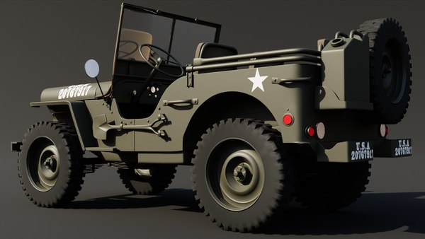 Army Jeep Blender Models for Download | TurboSquid