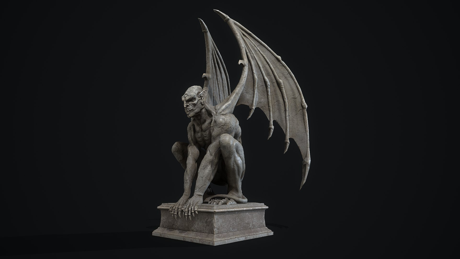 Gargoyle Statue 3D - TurboSquid 2146848