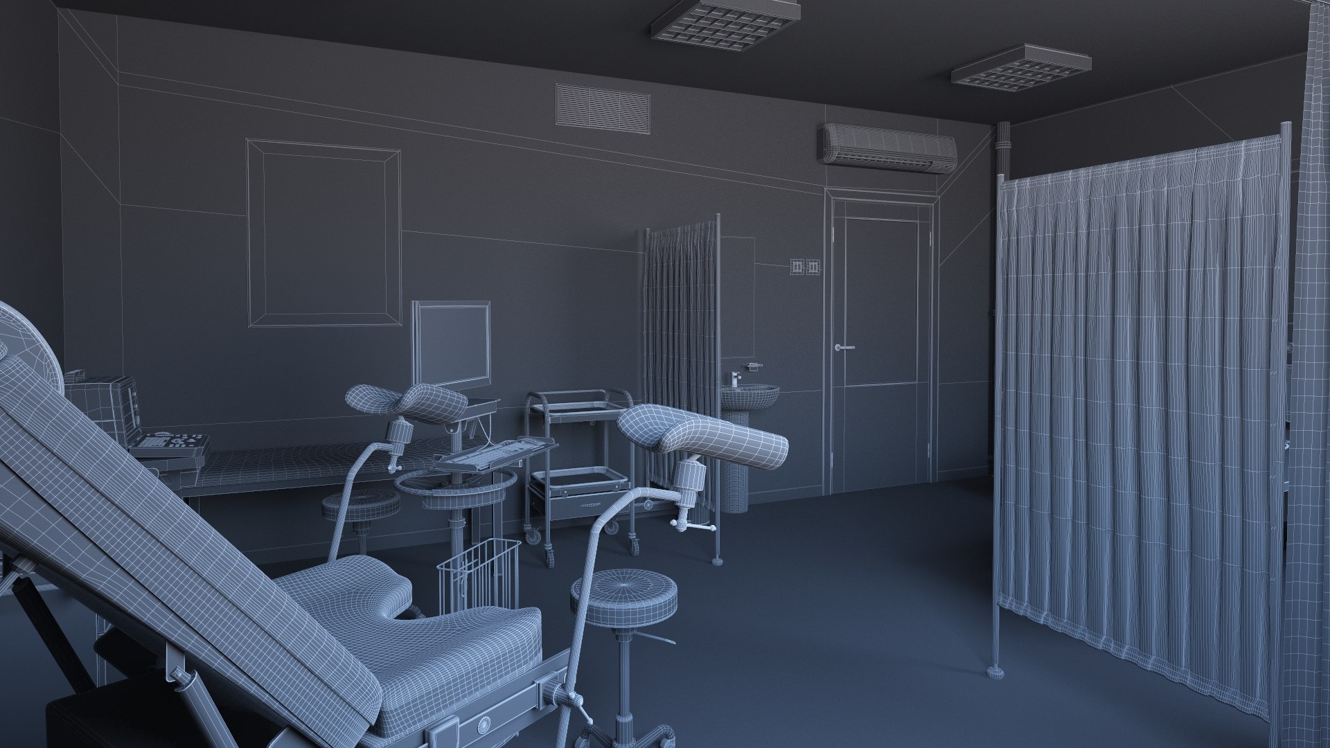 3D Gynecology Examination Room 1 https://p.turbosquid.com/ts-thumb/5t/pOvhyf/sC/gen01_2021_max_gen1_012/jpg/1673565125/1920x1080/fit_q87/a2e253f1a6340a335a8e6447597d8c6250c4a50f/gen01_2021_max_gen1_012.jpg
