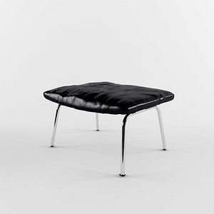 ottoman leather 3d model