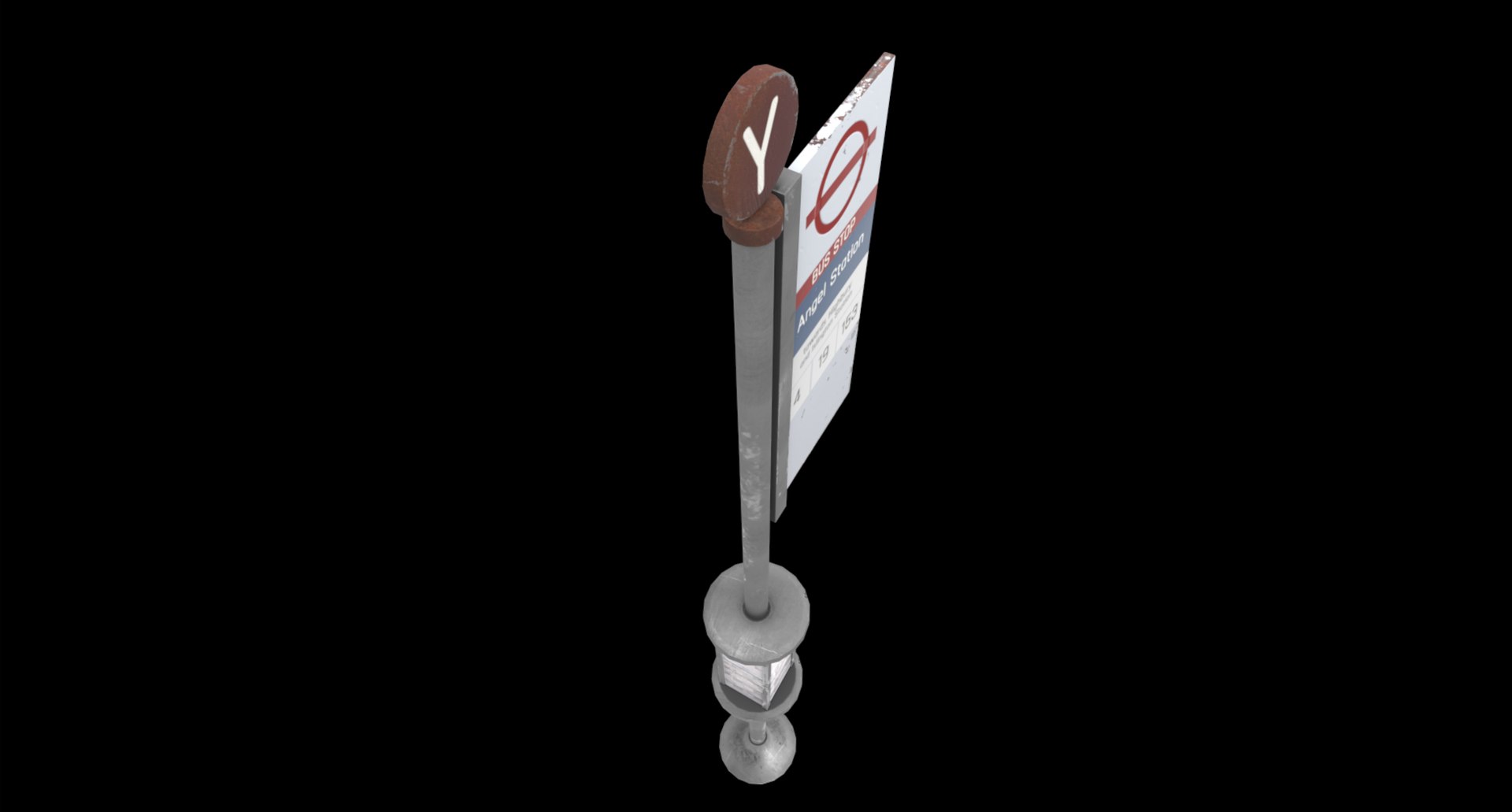 Information Pylon 02 3D Model - TurboSquid 2278682