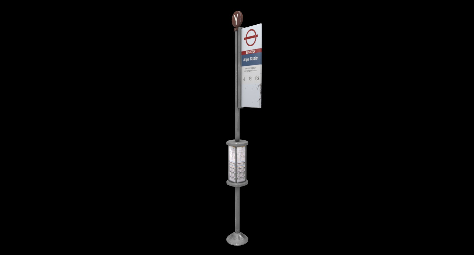 Information Pylon 02 3D Model - TurboSquid 2278682