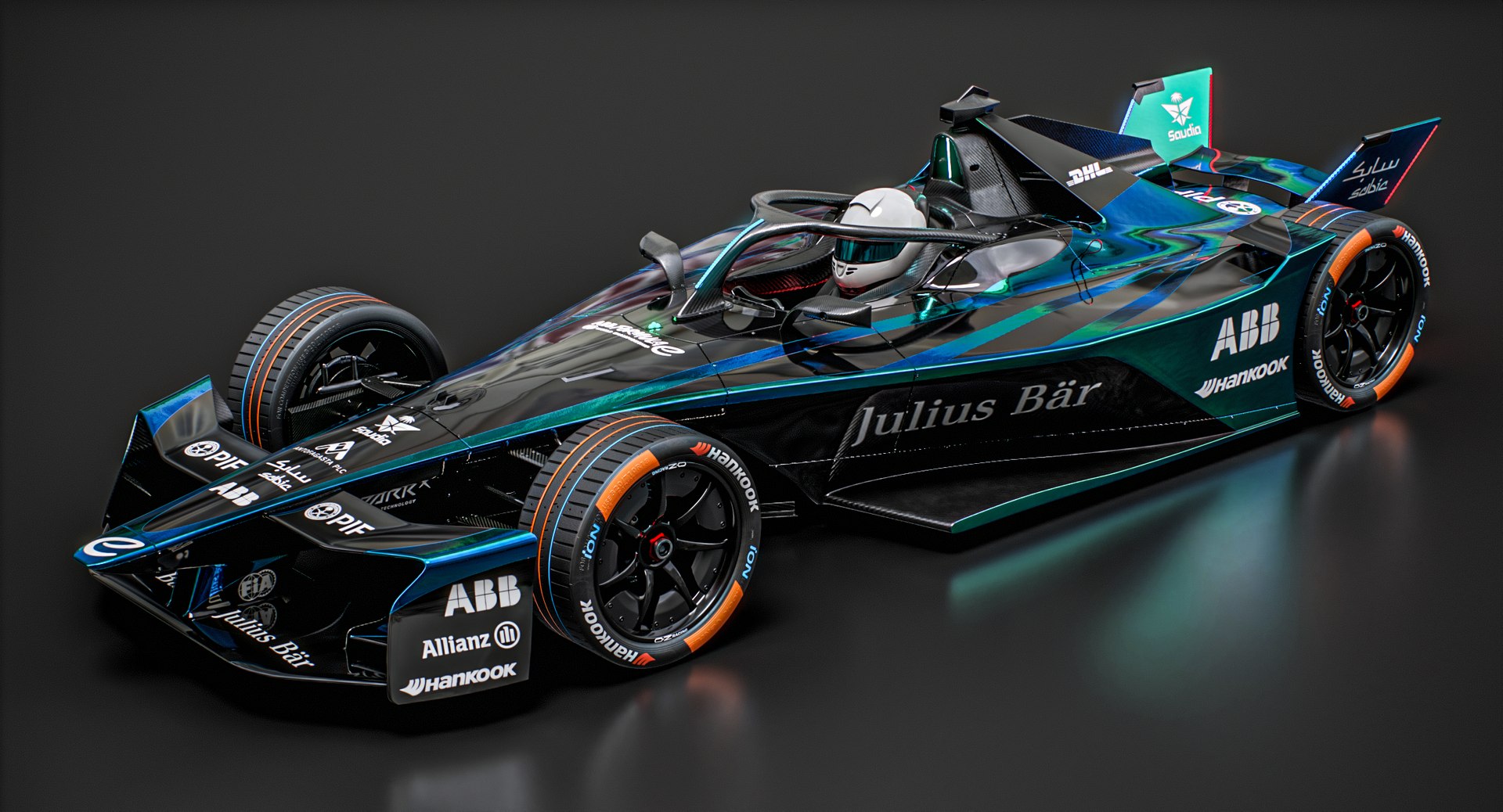 Formula E GEN3 EVO 2025　ミニカー 3D Model GEN3 Evo Formula E Season 2025 Race Car