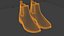 3D Realistic Chelsea Boots 3D Model - High-Quality PBR Textures for Games and Visualization