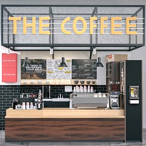 3D model Coffee Shop 1