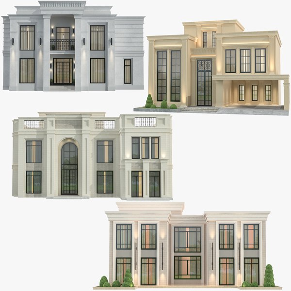 3D Classic Houses Collection 02(1) model