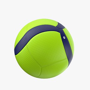 Volleyball and High Poly Volleyball 3D model