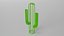 Wire Cactus 3D model model