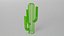 Wire Cactus 3D model model