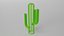 Wire Cactus 3D model model