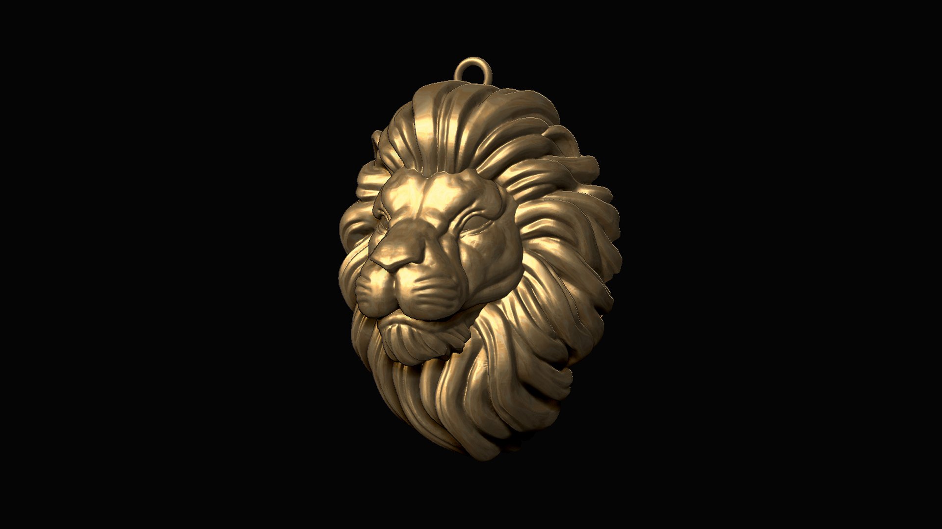 lion chanel brooch 3D Model