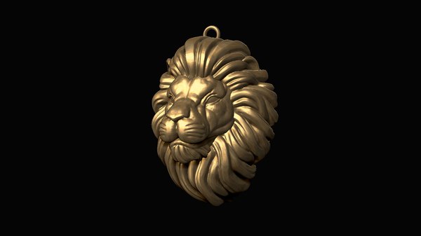 lions head pendant