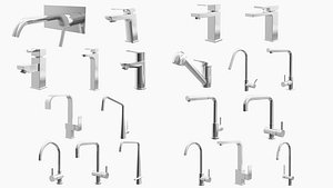 Fixtures - Kitchen Bathroom Faucet Pack A-D