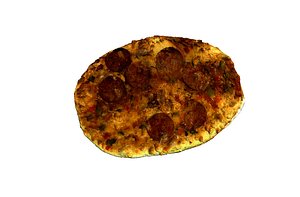 pizza mini 3d obj