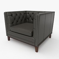 Ethan Allen Anderson Leather Chair