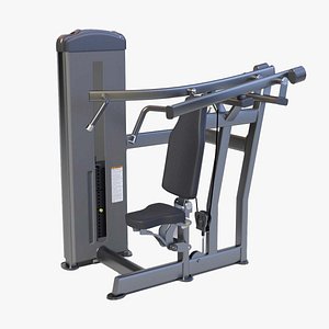 3D FUSE XL SHOULDER PRESS  Low Poly 3D Gym Equipment Model