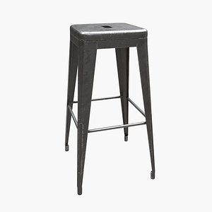 3D Metal stool