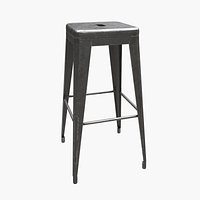 Metal stool