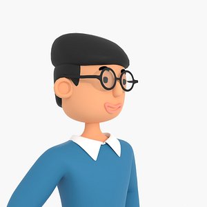 Male Teacher 3D model