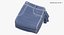 Jeans Folded 3 Pile Blu Scuro Chiaro e Grigio