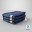 Jeans Folded 3 Pile Blu Scuro Chiaro e Grigio