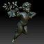 Cupid with a laurel branch