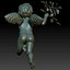 Cupid with a laurel branch