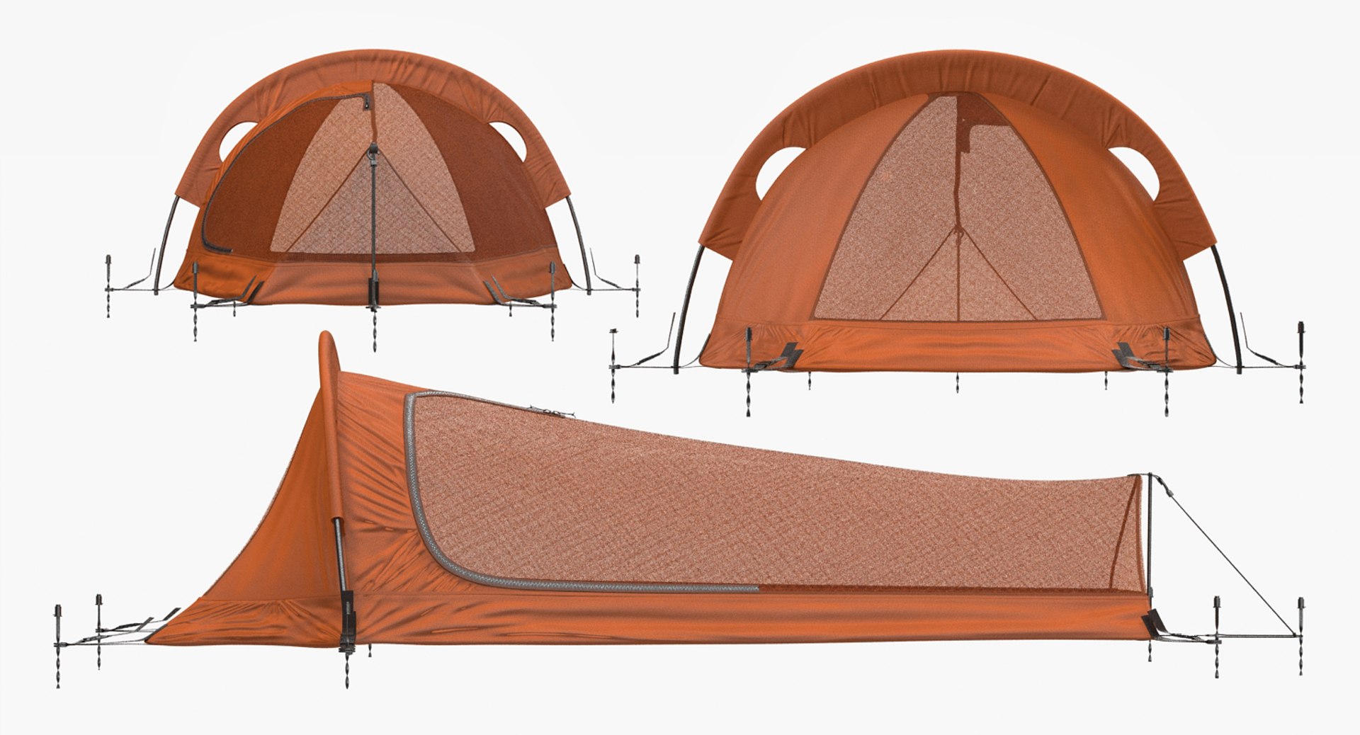 3D Bivy Shelter Tent Model - TurboSquid 1227639