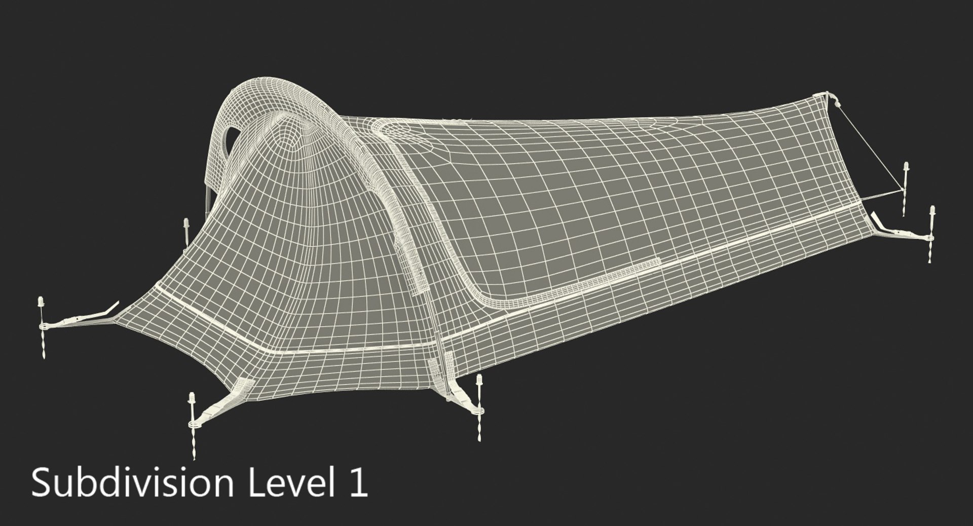 3D Bivy Shelter Tent Model - TurboSquid 1227639