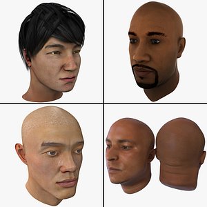 male head 3d model