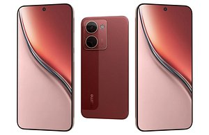 Realme P3 Ultra 5G Orion Red Low Poly
