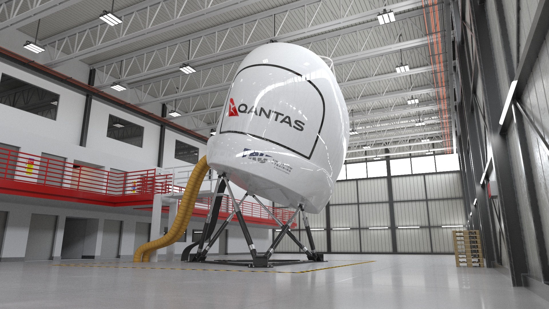 3D Flight Training Hall Model - TurboSquid 1438234