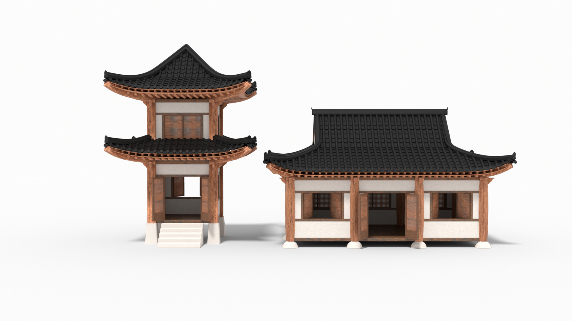 Procedual Hanok Builder For BLENDER 3D Model - TurboSquid 2022200