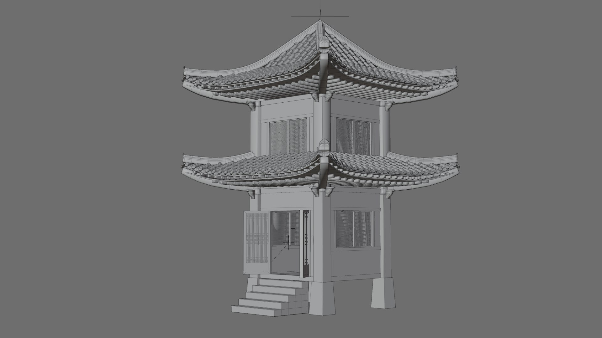 Procedual Hanok Builder For BLENDER 3D Model - TurboSquid 2022200