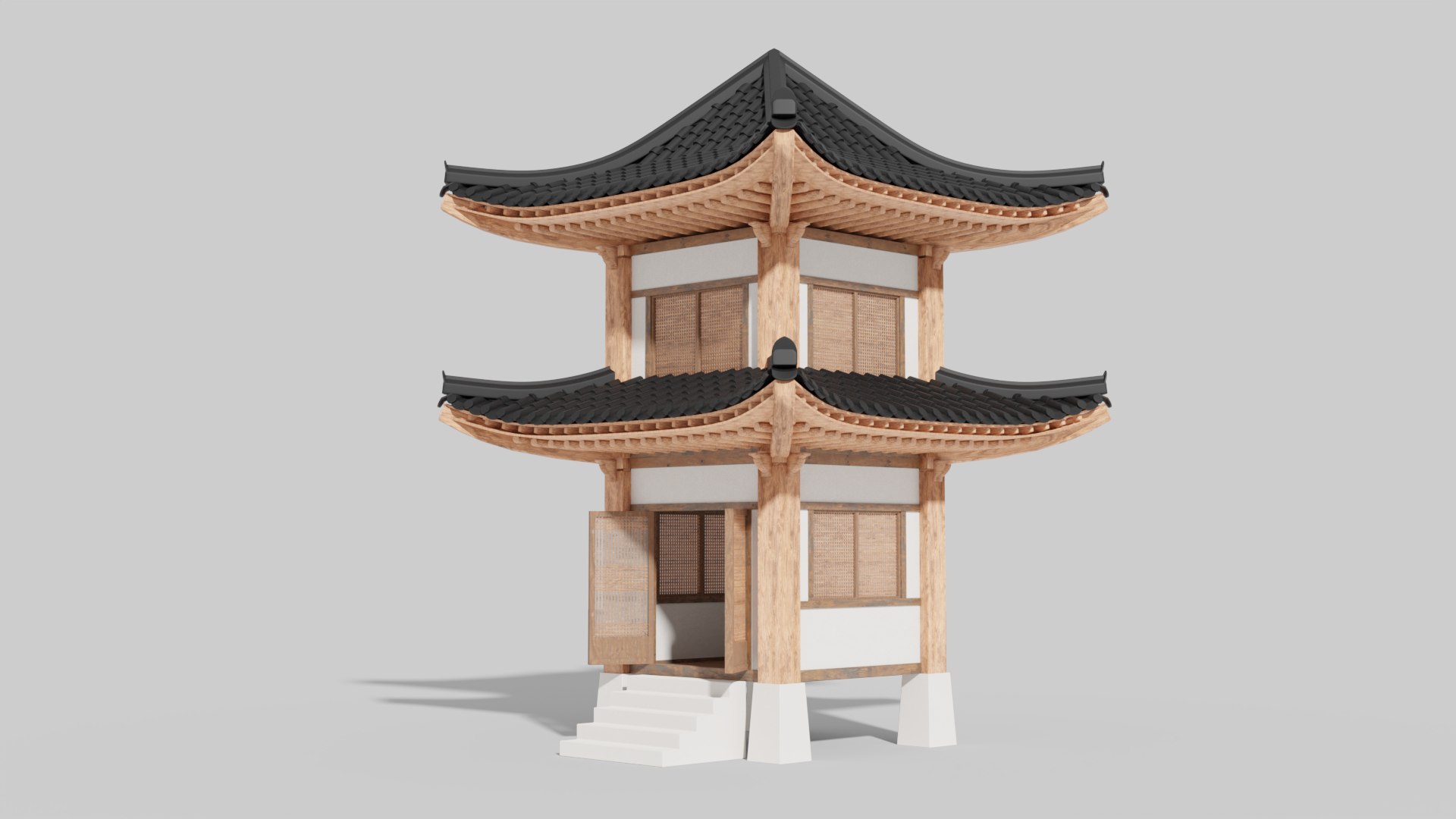 Procedual Hanok Builder For BLENDER 3D Model - TurboSquid 2022200