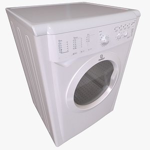 indesit washing machine 3D model