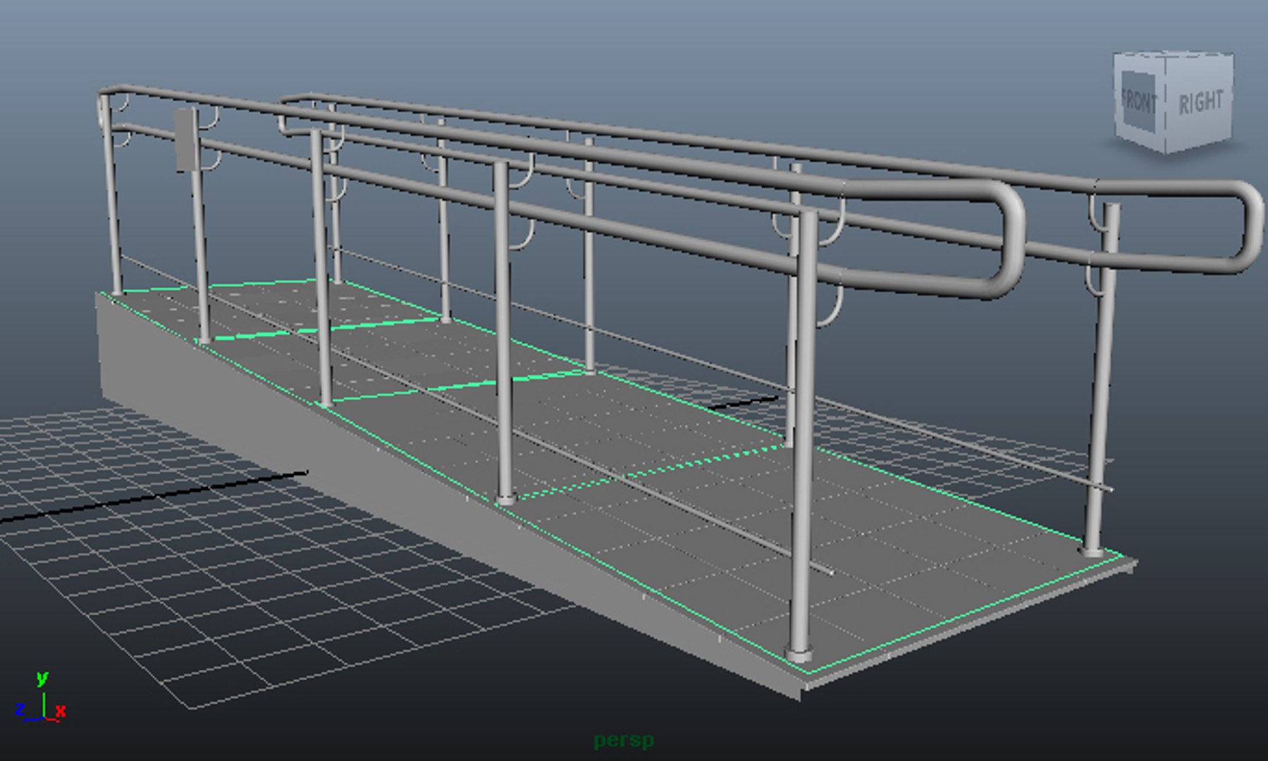 3D Ramp Entrance - TurboSquid 1158175
