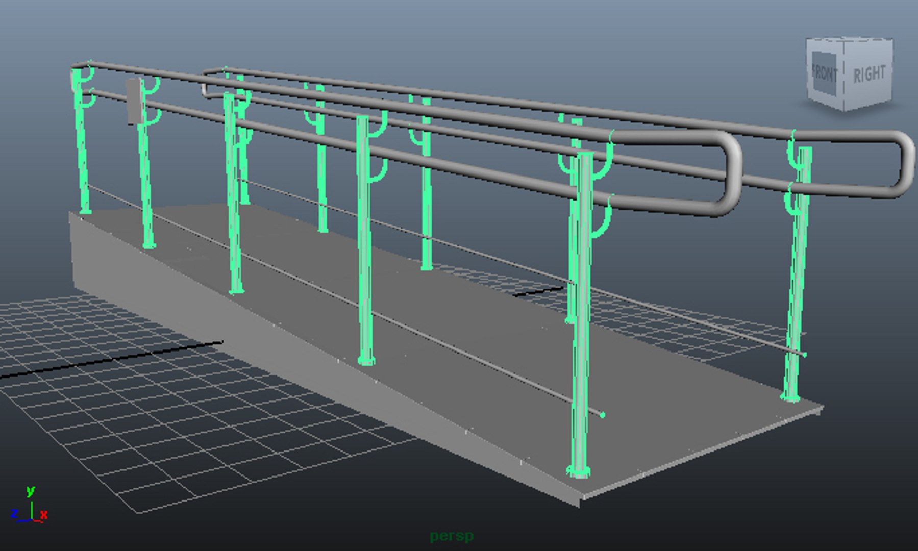 3D Ramp Entrance - TurboSquid 1158175