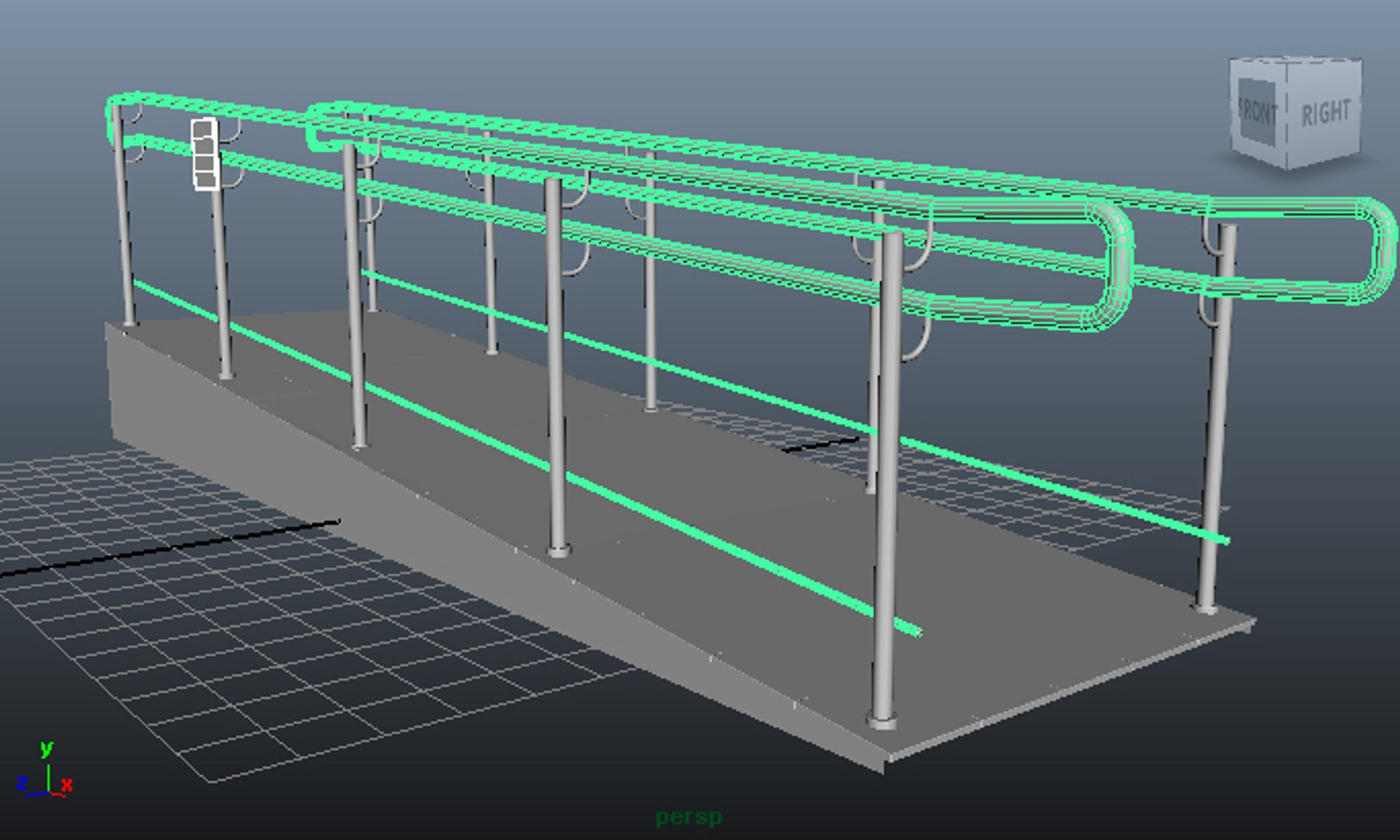 3D Ramp Entrance - TurboSquid 1158175