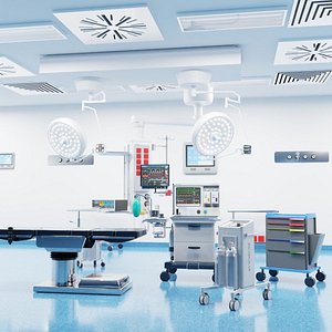 3D model operating room