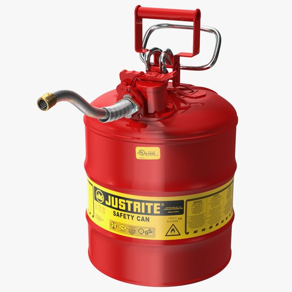 Safety Fuel Can Five Gallon Red 3D model